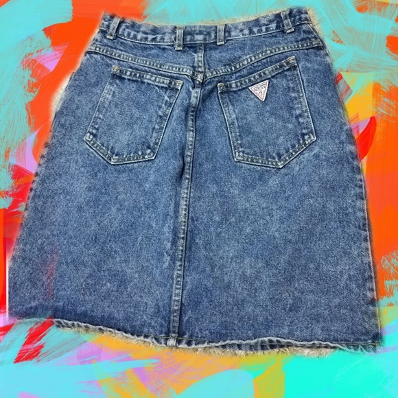 Guess by Marciano Dresses & Skirts - VINTAGE WOMENS GEORGES MARCIANO GUESS JEAN SKIRT